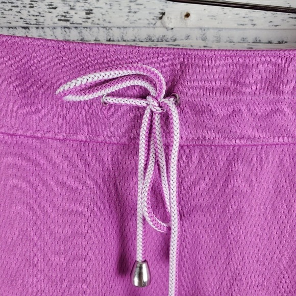 Izod Women Golf Mesh Adjustable Tie Waist Outdoor Sport Activewear Skort Sz L - Picture 4 of 10